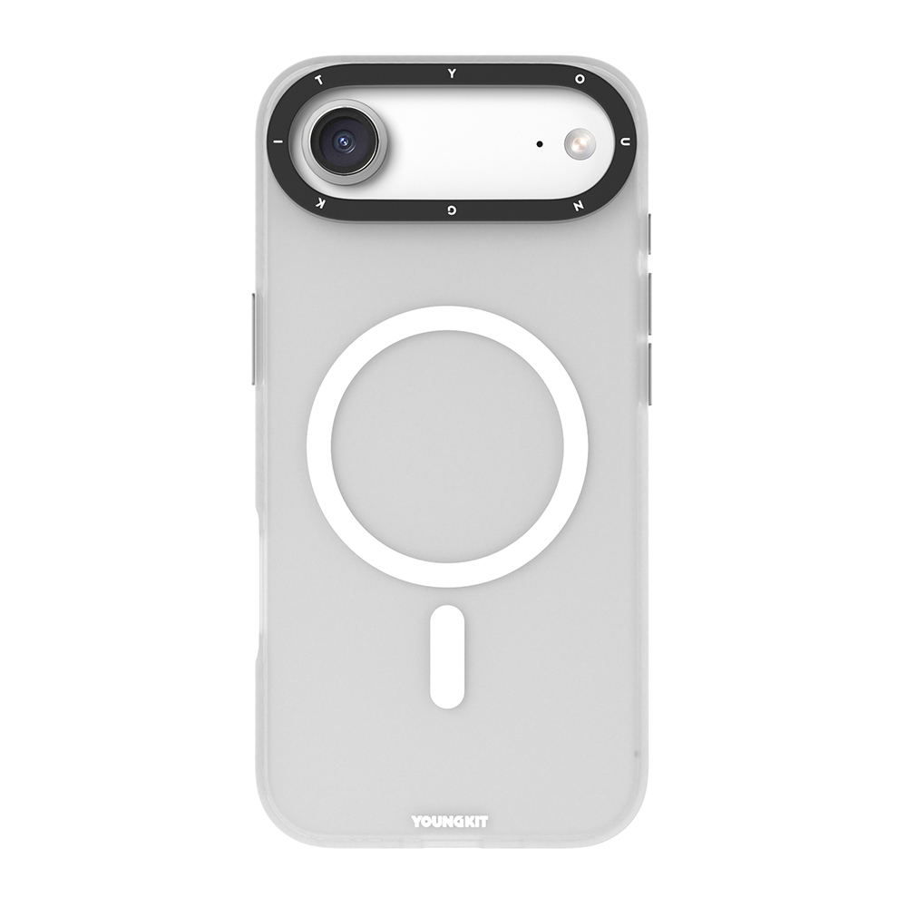 Apple iPhone 17 Air Uyumlu Kılıf M-safe Şarj Özellikli Youngkit Hidden Sand Serisi Kapak