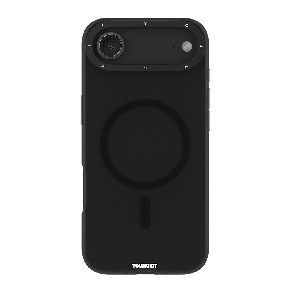 Apple iPhone 17 Air Uyumlu Kılıf M-safe Şarj Özellikli Youngkit Hidden Sand Serisi Kapak