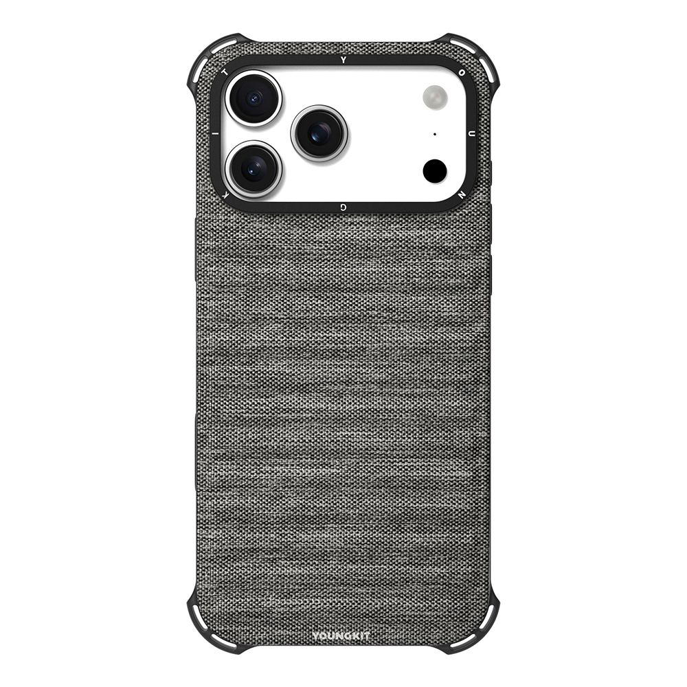 Apple iPhone 17 Pro Max Uyumlu Kılıf M-safe Şarj Özellikli Youngkit Canvas Serisi Kapak
