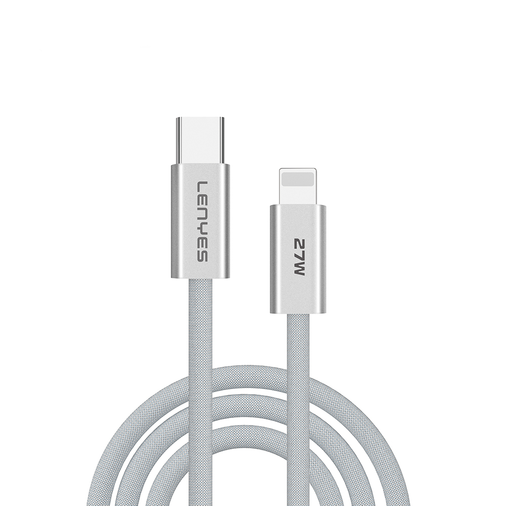 [RNZ-TA124198] Lenyes LC551 Type-C to Lightning Hızlı Şarj Özellikli Data ve Şarj Kablosu 27W 1M