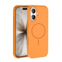 Apple iPhone 17 Uyumlu Kılıf M-Safe Şarj Özellikli Metal Kamera Çerçeveli Zore Edi Silikon Kapak