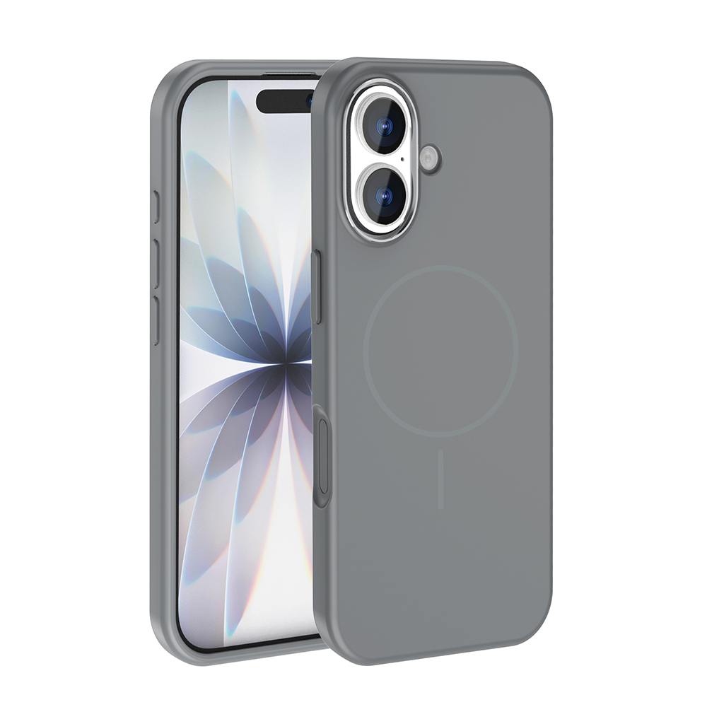 Apple iPhone 17 Uyumlu Kılıf M-Safe Şarj Özellikli Metal Kamera Çerçeveli Zore Edi Silikon Kapak