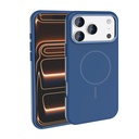 Apple iPhone 17 Pro Uyumlu Kılıf M-Safe Şarj Özellikli Metal Kamera Çerçeveli Zore Edi Silikon Kapak