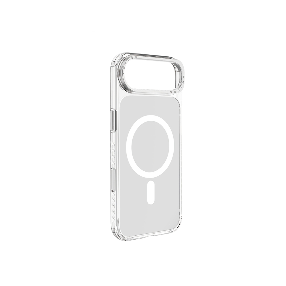 Apple iPhone 17 Air Uyumlu Kılıf M-safe Şarj Özellikli Metal Kamera Çerçeveli Airbag Tasarımlı Lenyes CK221 Sert PC Kapak