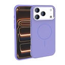 Apple iPhone 17 Pro Max Uyumlu Kılıf M-Safe Şarj Özellikli Metal Kamera Çerçeveli Zore Edi Silikon Kapak