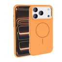Apple iPhone 17 Pro Max Uyumlu Kılıf M-Safe Şarj Özellikli Metal Kamera Çerçeveli Zore Edi Silikon Kapak