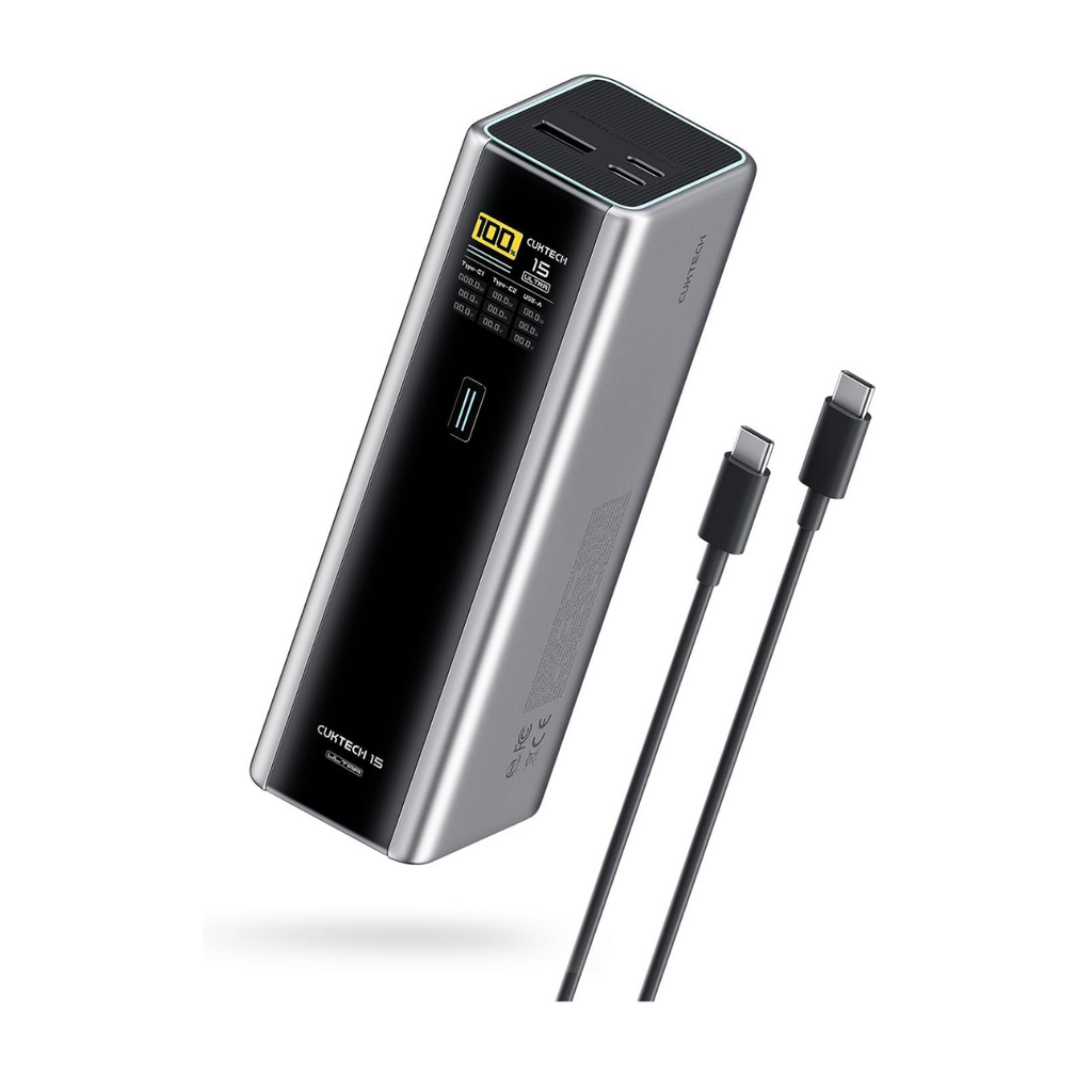 [6977556350016] CUKTECH 15 Ultra Powerbank 20000 mAh | 210 W Toplam Çıkış Gücü | 140 W PD3.1 Tek Port | 165 W Kendi Şarj (Beast Mode) | TFT Ekranlı – Laptop, MacBook, iPhone, Samsung ile Uyumlu