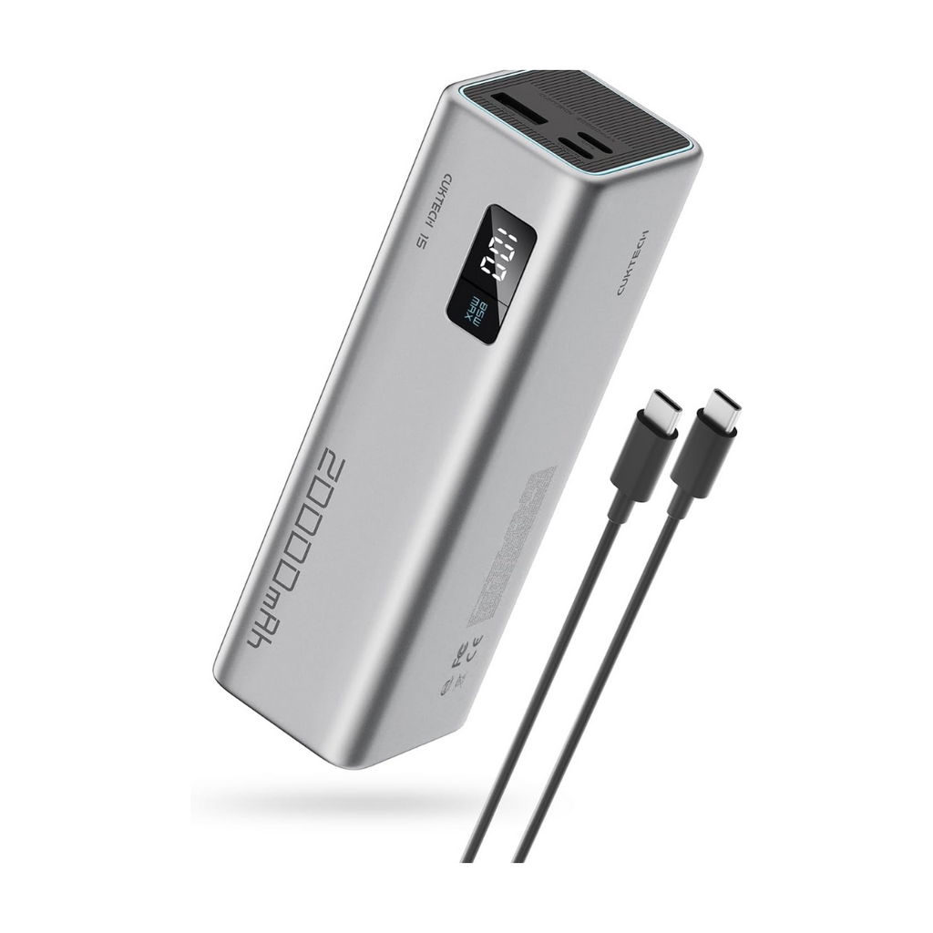[6973886190773] CUKTECH 15 SE Powerbank 20000 mAh | 85 W PD3.1 Süper Hızlı Şarj | 3 Port (2C1A) | LED Ekranlı Taşınabilir Şarj Cihazı – Laptop, MacBook, iPhone, Samsung, Xiaomi ile Uyumlu
