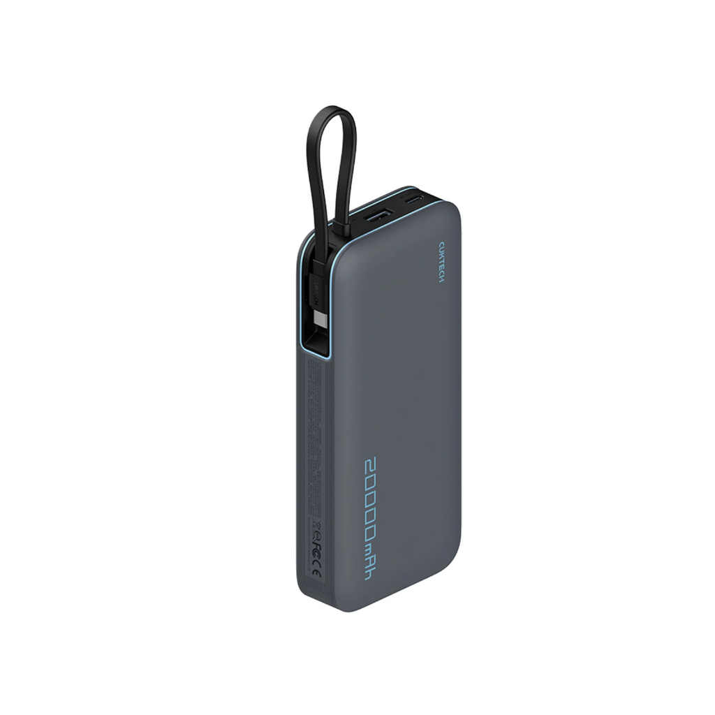 [6973886190957] CUKTECH 25 Powerbank 20000 mAh | 55 W PD3.0 Hızlı Şarj | 2 Port (Type-C + USB-A) | Kompakt Taşınabilir Şarj Cihazı – Laptop, MacBook, iPhone, Samsung, Xiaomi ile Uyumlu (Gri)