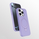 Apple iPhone 15 Pro Uyumlu Kılıf M-safe Şarj Özellikli Standlı Zore Samara Kapak