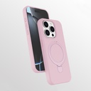 Apple iPhone 15 Pro Uyumlu Kılıf M-safe Şarj Özellikli Standlı Zore Samara Kapak