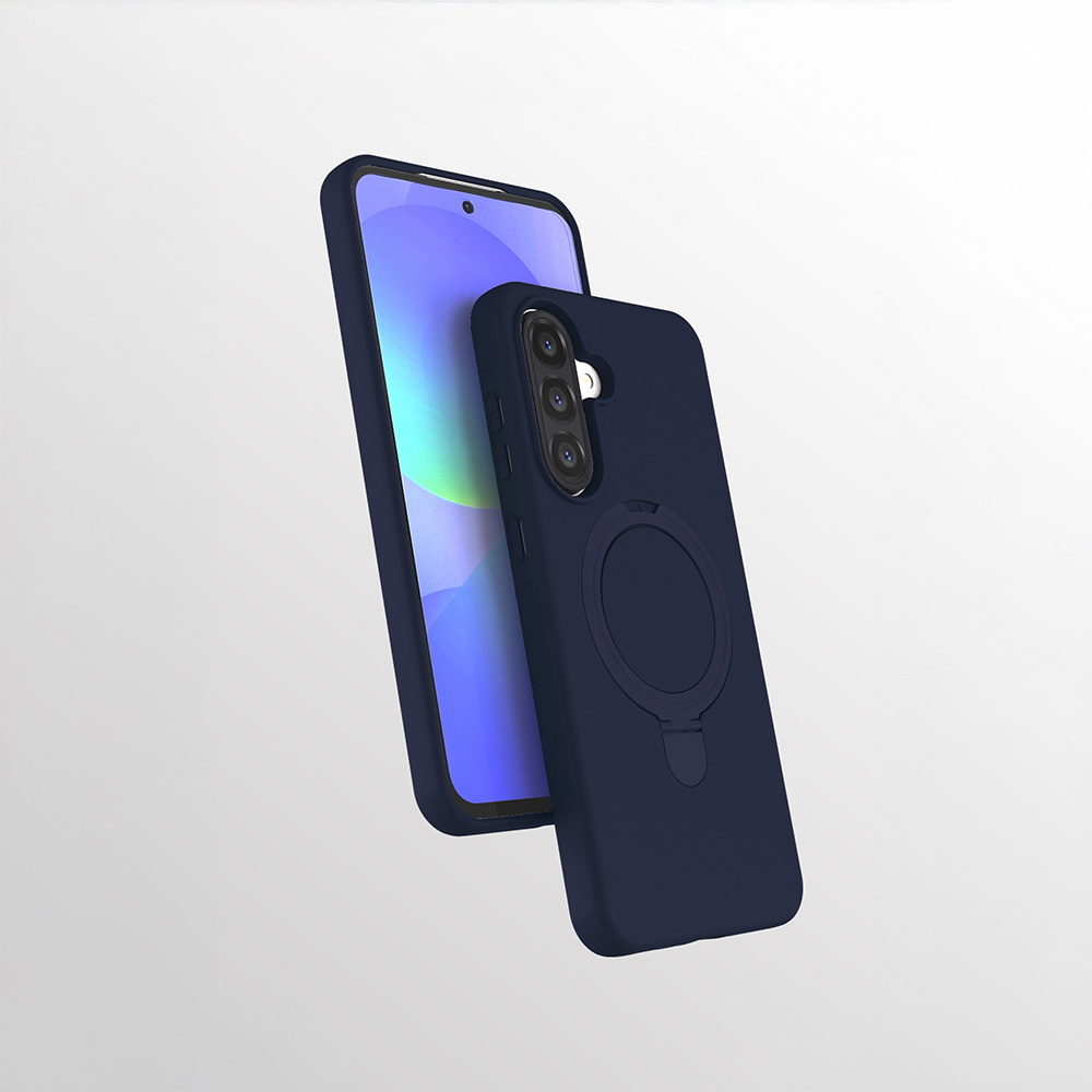 Samsung Galaxy A56 Uyumlu Kılıf M-safe Şarj Özellikli Standlı Zore Samara Kapak