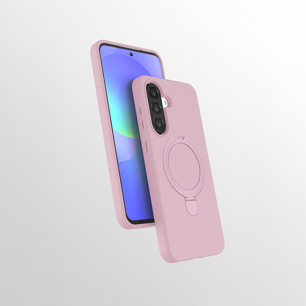 Samsung Galaxy A56 Uyumlu Kılıf M-safe Şarj Özellikli Standlı Zore Samara Kapak