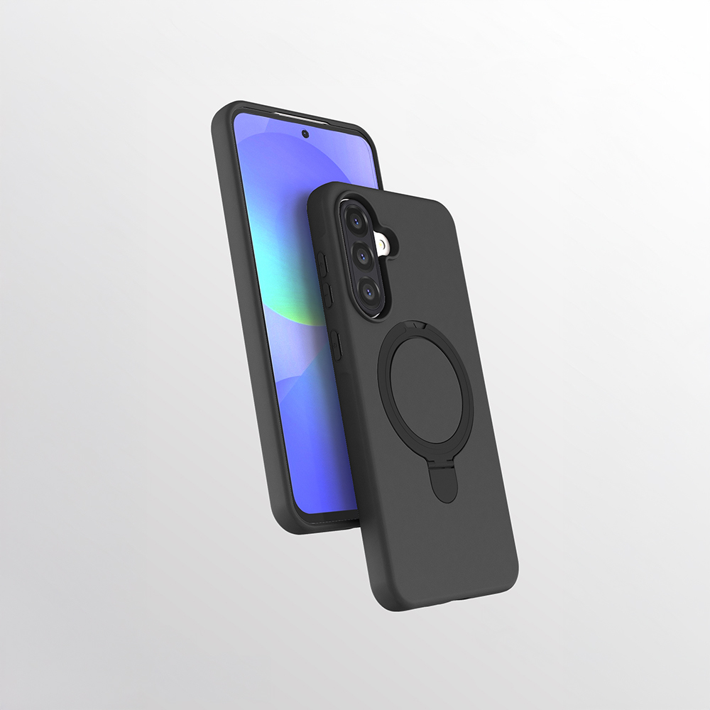 Samsung Galaxy A56 Uyumlu Kılıf M-safe Şarj Özellikli Standlı Zore Samara Kapak