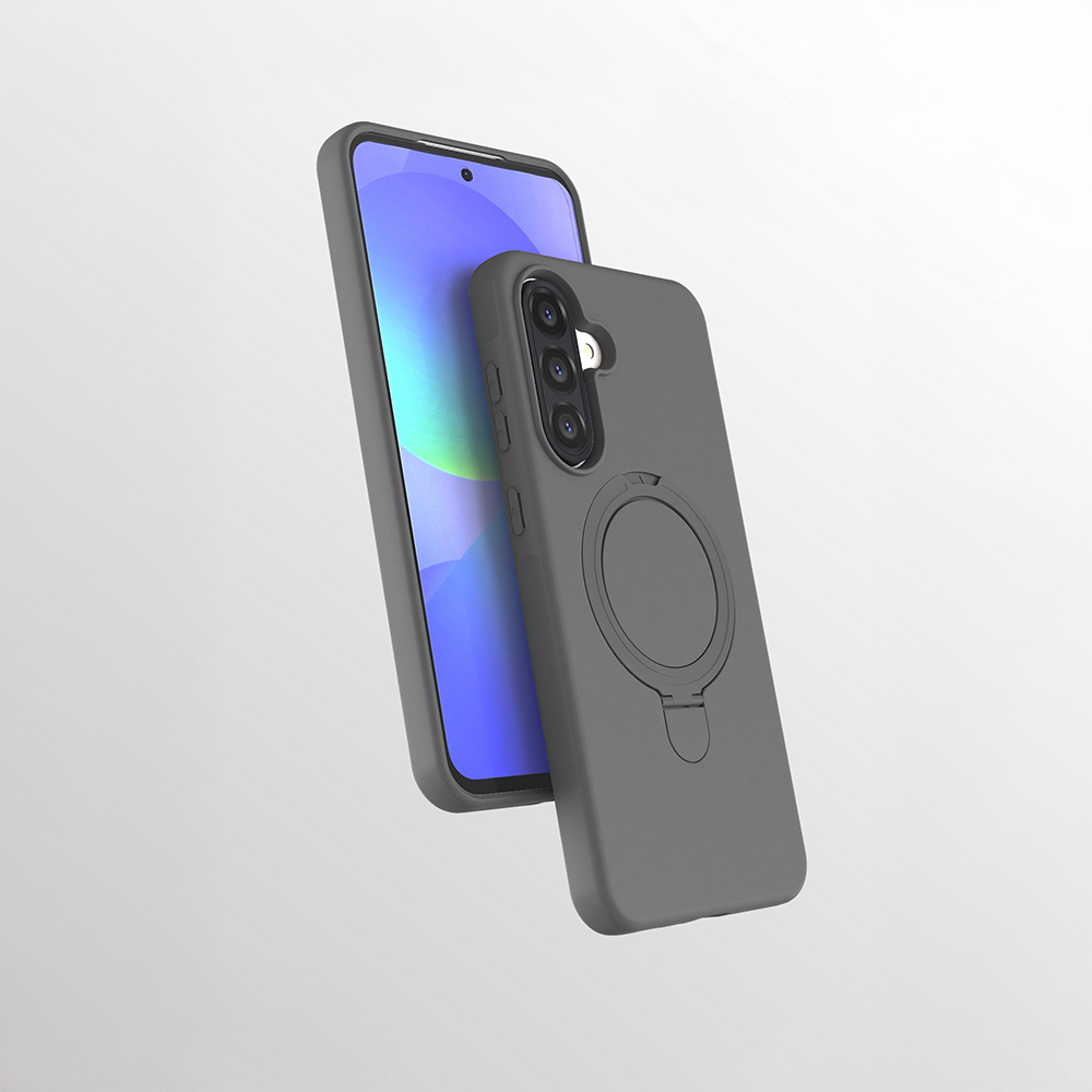 Samsung Galaxy A56 Uyumlu Kılıf M-safe Şarj Özellikli Standlı Zore Samara Kapak