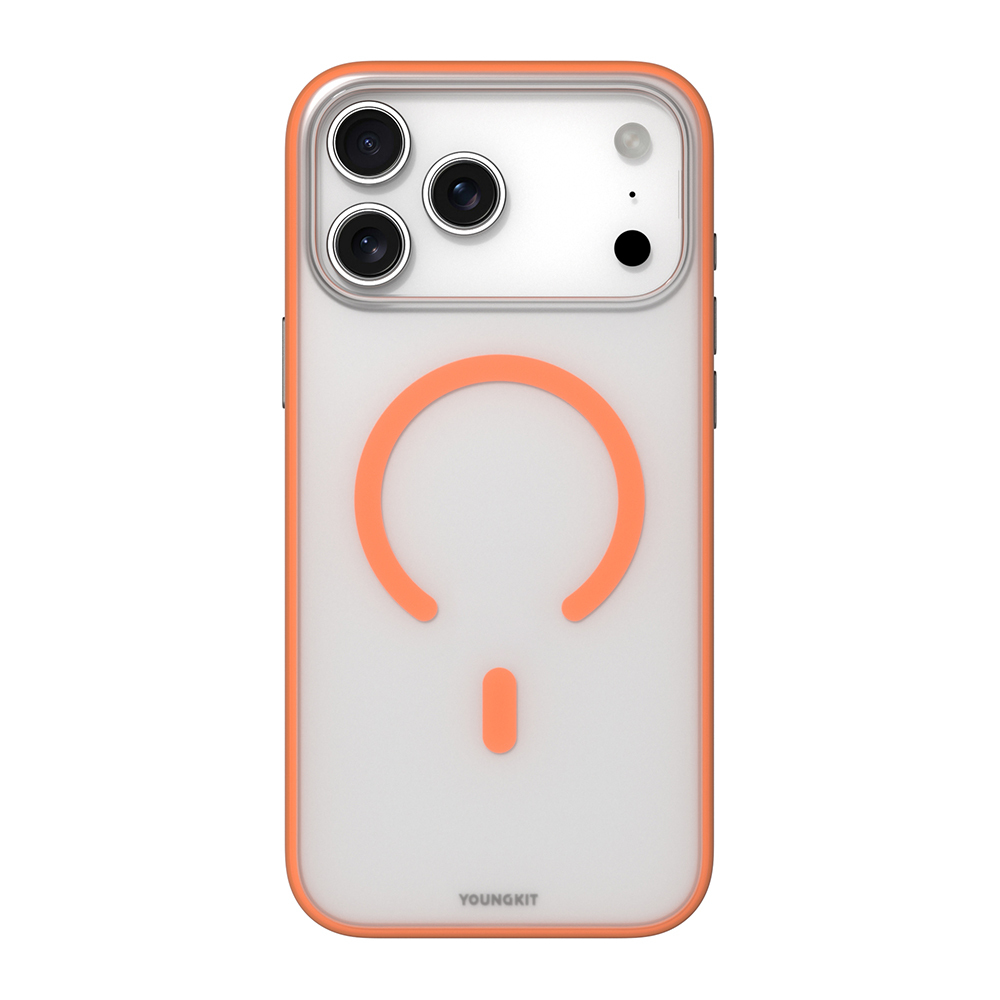 Apple iPhone 17 Pro Max Uyumlu Kılıf M-safe Şarj Özellikli Youngkit Clear Serisi Kapak
