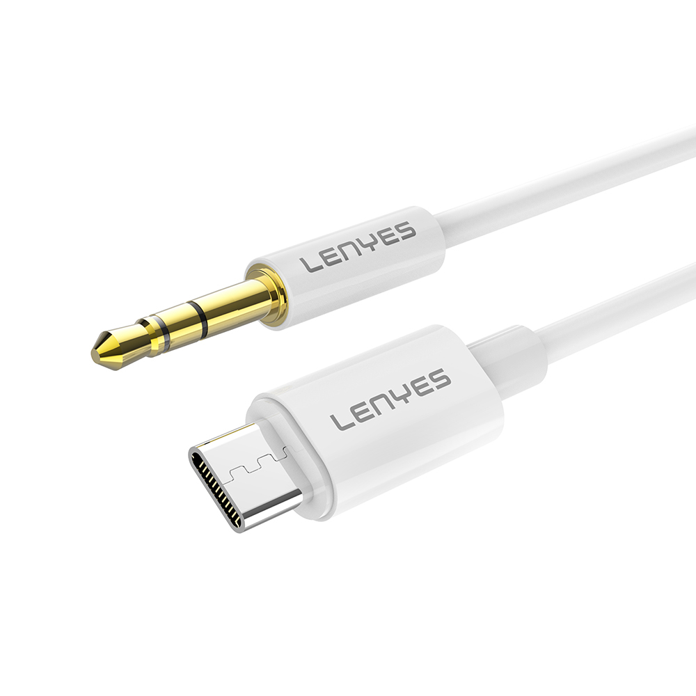 [RNZ-TA125814] Lenyes AX102 Type-C to 3.5mm AUX Audio Kablo 1M