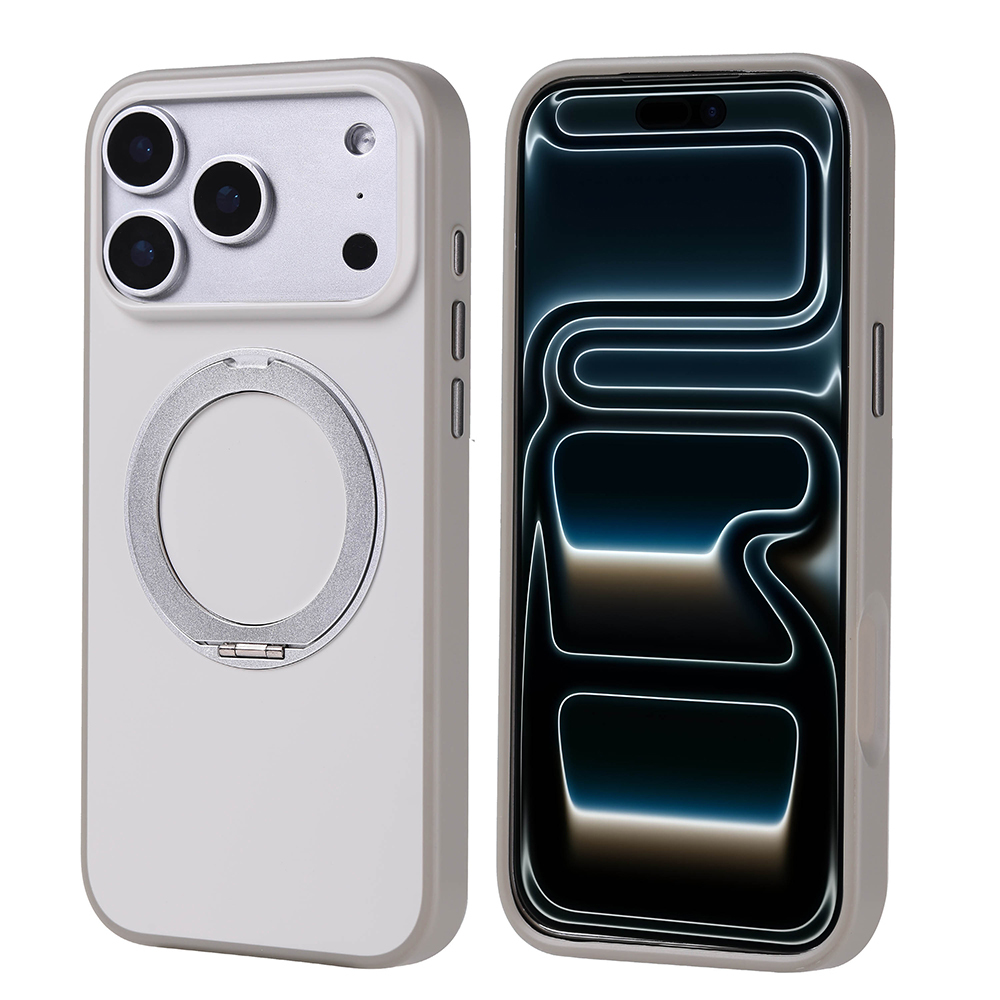 Apple iPhone 17 Pro Max Uyumlu Kılıf M-Safe Şarj Özellikli Standlı Zore Proton Silikon Kapak