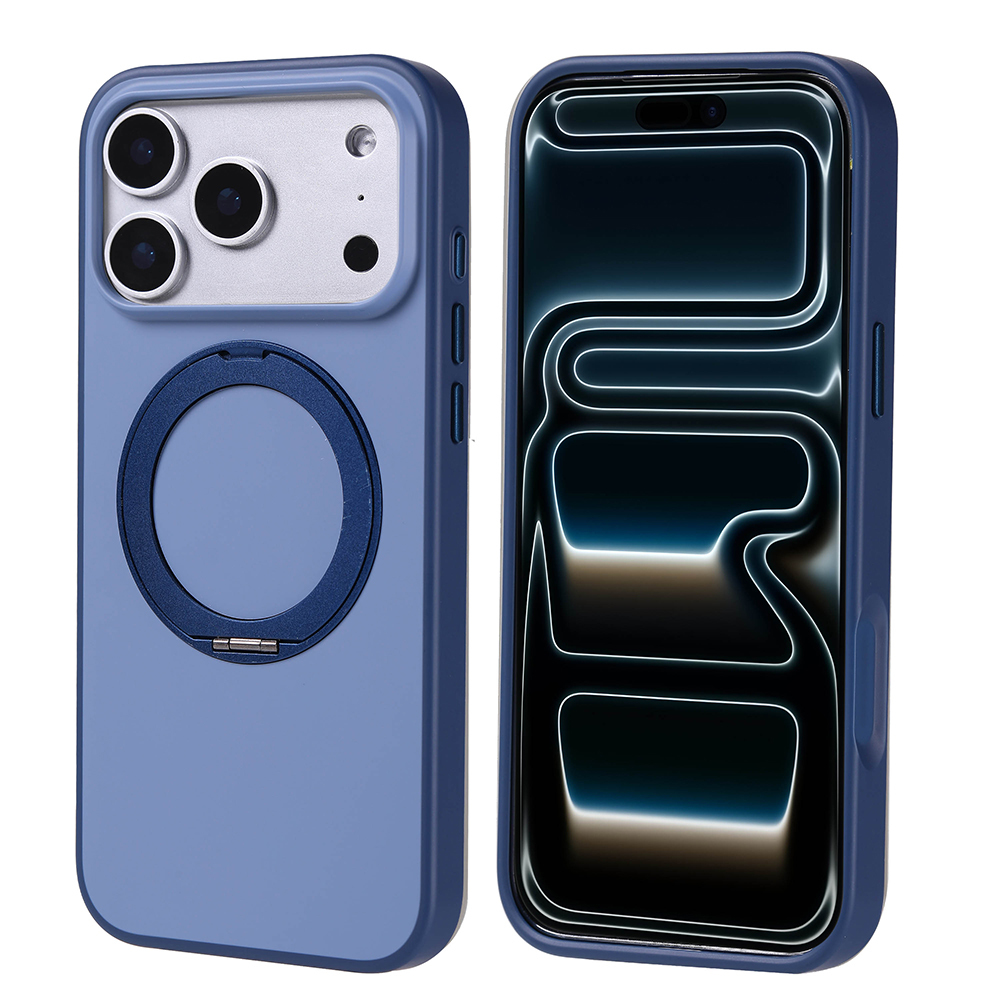 Apple iPhone 17 Pro Max Uyumlu Kılıf M-Safe Şarj Özellikli Standlı Zore Proton Silikon Kapak