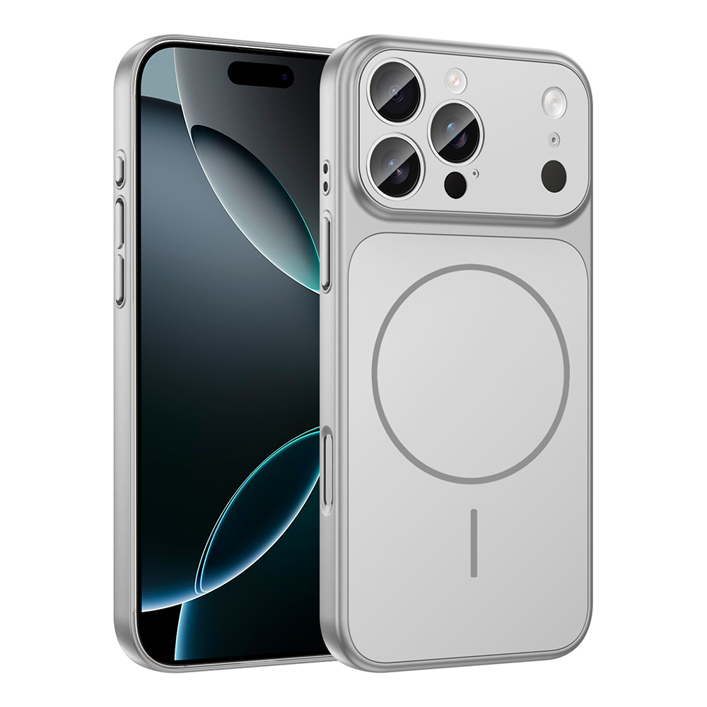 Apple iPhone 16 Pro Max Uyumlu Kılıf Zore M-Safe Şarj Özellikli Kamera Korumalı Formen Kapak