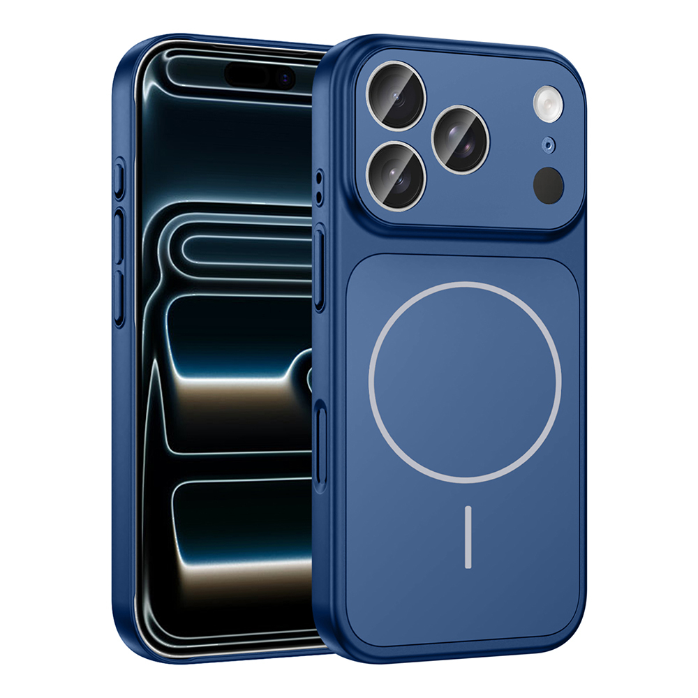 Apple iPhone 17 Pro Max Uyumlu Kılıf Zore M-Safe Şarj Özellikli Kamera Korumalı Formen Kapak