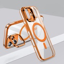 Apple iPhone 17 Uyumlu Kılıf M-safe Şarj Özellikli Wlons Standlı Efsane Kapak
