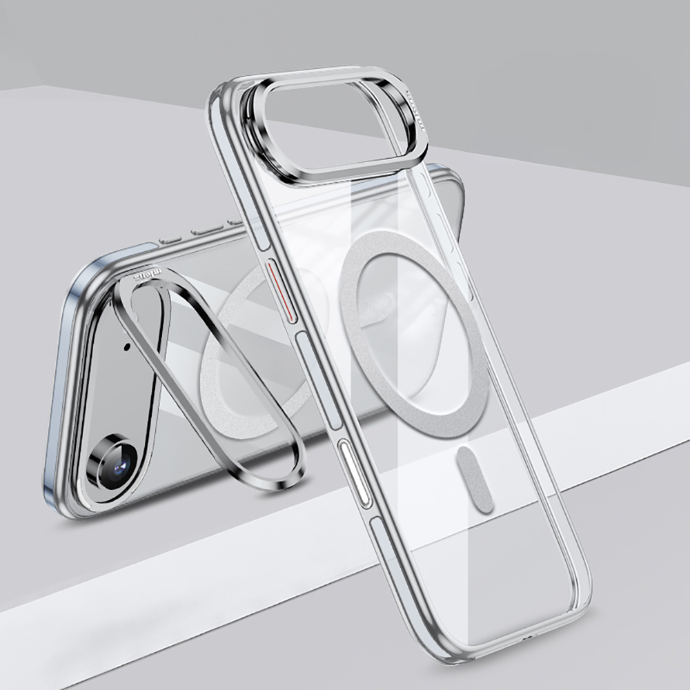 Apple iPhone 17 Air Uyumlu Kılıf M-safe Şarj Özellikli Wlons Standlı Efsane Kapak