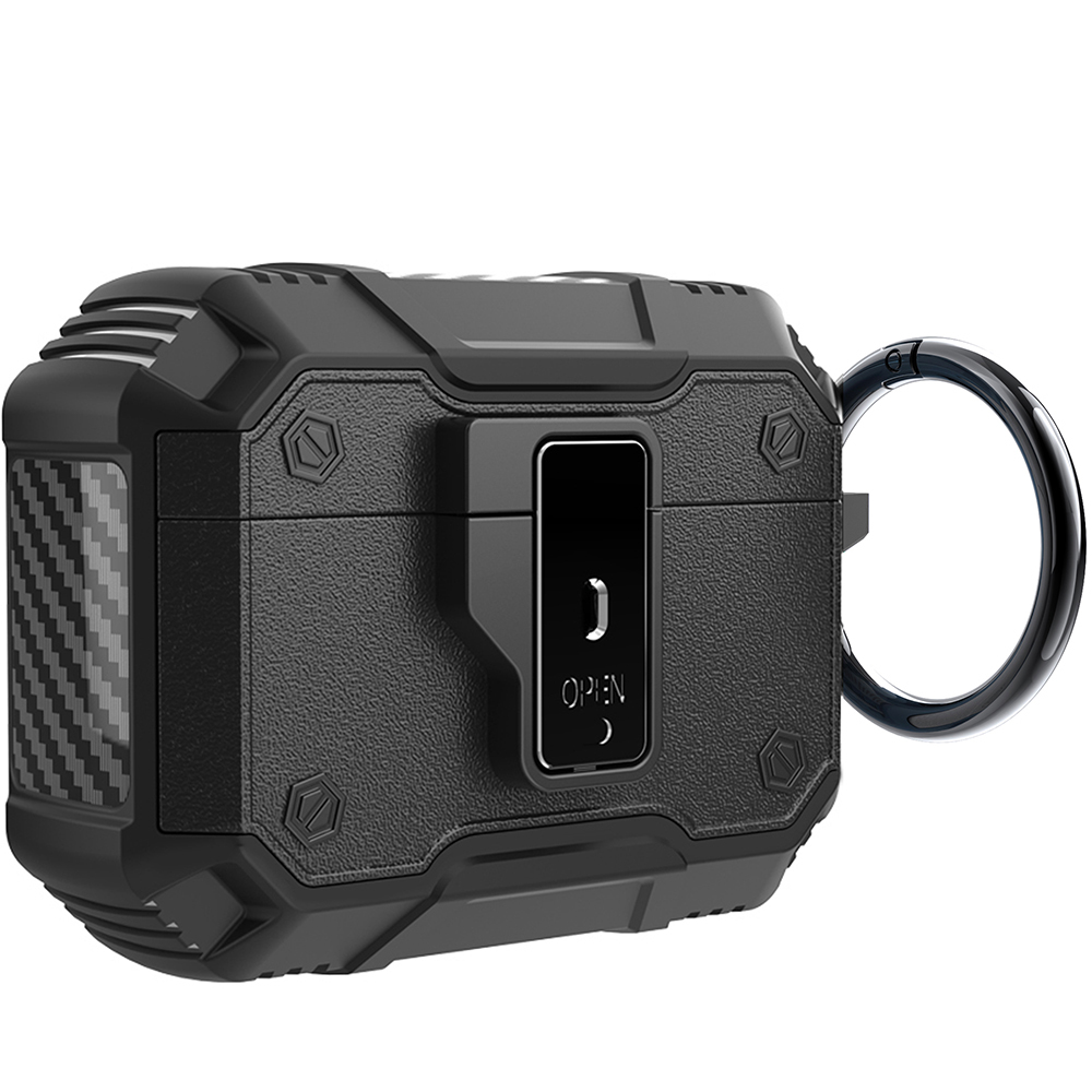 [RNZ-TA125675] Apple Airpods Pro 3 Uyumlu Kılıf Zore Airbag 27 Silikon (Siyah)