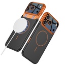 Apple iPhone 17 Pro Uyumlu Kılıf M-safe Şarj Özellikli Çift Parçalı Zore Napoli Kapak