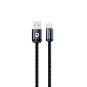 Lenyes LC537 USB-A to Type-C Örgü Tasarımlı Hızlı Şarj Özellikli Data ve Şarj Kablosu 10W 1M