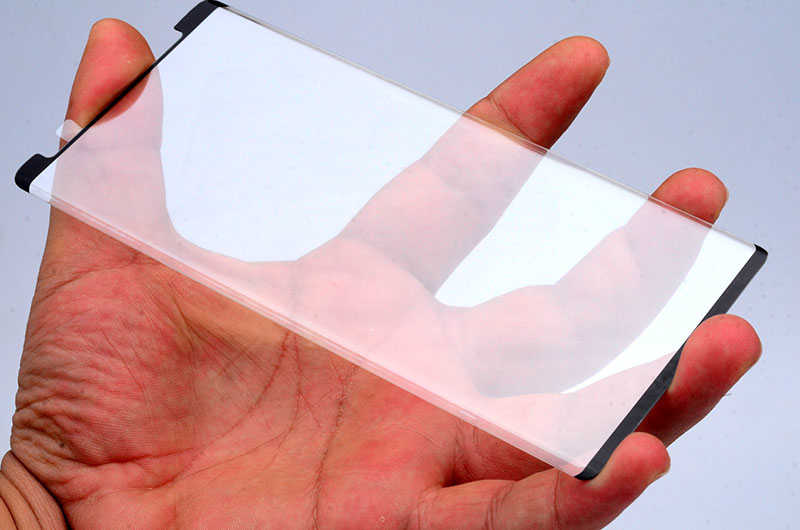 Samsung Galaxy Note 9 Uyumlu Zore Kısa Cam Ekran Koruyucu