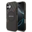 Apple iPhone 17 Uyumlu Kılıf AMG Orjinal Lisanslı M-safe Şarj Özellikli Çift Katmanlı Kırmızı Çapraz Çizgili Kapak