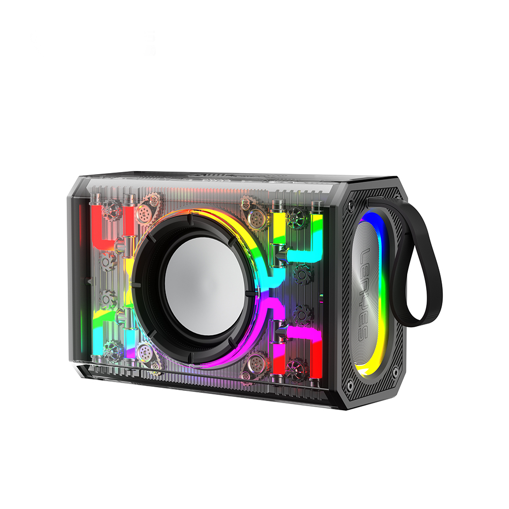 [RNZ-TA125173] Lenyes S843 RGB Led Işıklı Taşınabilir TWS Bluetooth Hoparlör v5.3 20W