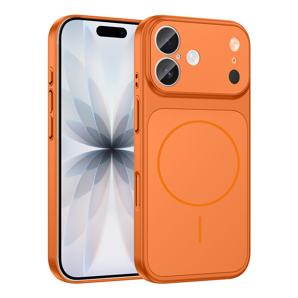 Apple iPhone 17 Uyumlu Kılıf Zore M-Safe Şarj Özellikli Kamera Korumalı Formen Kapak