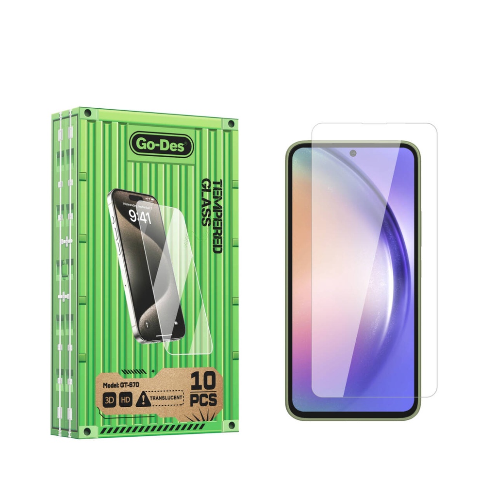 Samsung Galaxy A54 Uyumlu Go Des Parmak İzi Bırakmayan 9H Oleofobik Bom Glass Ekran Koruyucu
