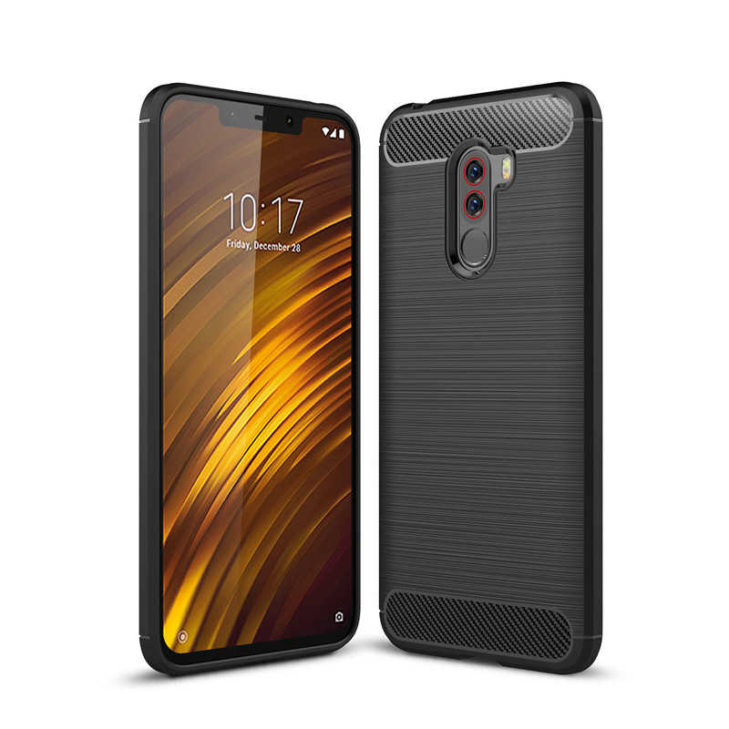 [RNZ-TA14137] Xiaomi Pocophone F1 Uyumlu Kılıf Zore Room Silikon Kapak (Siyah)