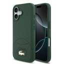 Apple iPhone 17 Uyumlu Kılıf Lacoste Orjinal Lisanslı M-safe Şarj Özellikli PU Deri Tasarımlı Metal Logolu Kapak