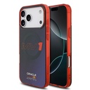 Apple iPhone 17 Pro Max Uyumlu Kılıf Redbull Orjinal Lisanslı M-safe Şarj Özellikli Çift Katmanlı Çizgi Desenli Sert PC MV Kapak