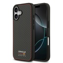Apple iPhone 17 Uyumlu Kılıf Redbull Orjinal Lisanslı M-safe Şarj Özellikli Karbon Fiber Parlayan Logolu Kevlar Kapak