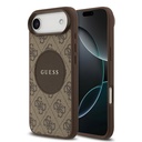 Apple iPhone 17 Air Uyumlu Kılıf Guess Orjinal Lisanslı M-safe Şarj Özellikli Yazı Logolu Circle Classic Kapak