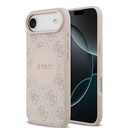 Apple iPhone 17 Air Uyumlu Kılıf Guess Orjinal Lisanslı M-safe Şarj Özellikli Yazı Logolu Circle Classic Kapak