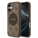Apple iPhone 17 Uyumlu Kılıf Guess Orjinal Lisanslı M-safe Şarj Özellikli Yazı Logolu Circle Classic Kapak