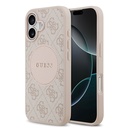 Apple iPhone 17 Uyumlu Kılıf Guess Orjinal Lisanslı M-safe Şarj Özellikli Yazı Logolu Circle Classic Kapak