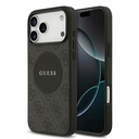 Apple iPhone 17 Pro Max Uyumlu Kılıf Guess Orjinal Lisanslı M-safe Şarj Özellikli Yazı Logolu Circle Classic Kapak