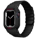 Apple Watch 7 45mm Uyumlu Zore KRD-142 Airbag Tasarımlı Kasa Koruyuculu Silikon Kordon