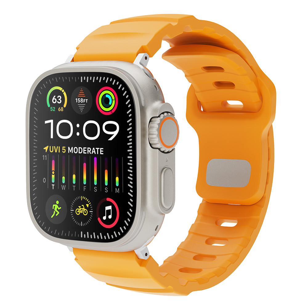 Apple Watch 10 42mm Uyumlu Zore KRD-143 Silikon Kordon