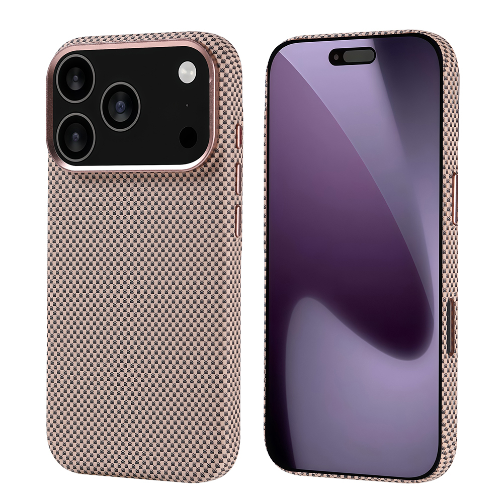 Apple iPhone 17 Pro Uyumlu Kılıf M-safe Şarj Özellikli Karbon Fiber Görünümlü Zore Nekst Kapak