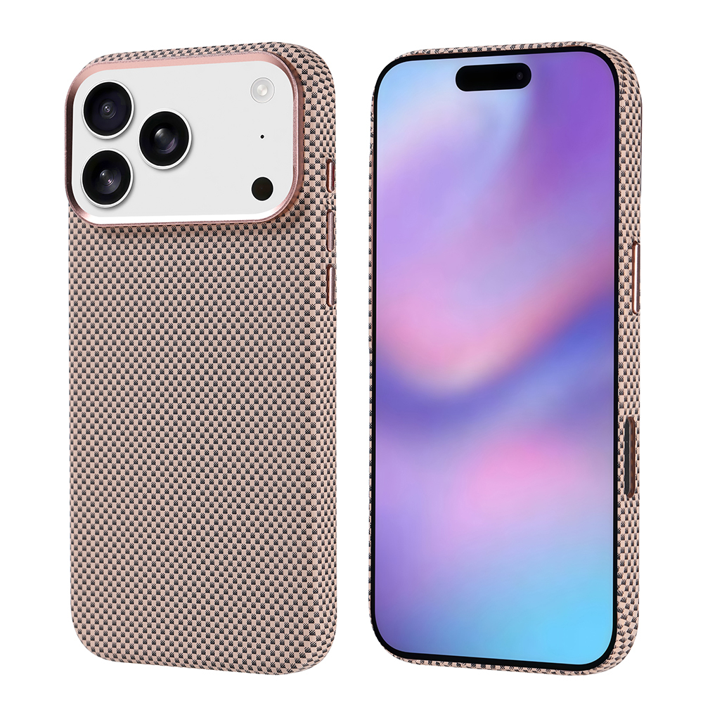 Apple iPhone 17 Pro Max Uyumlu Kılıf M-safe Şarj Özellikli Karbon Fiber Görünümlü Zore Nekst Kapak