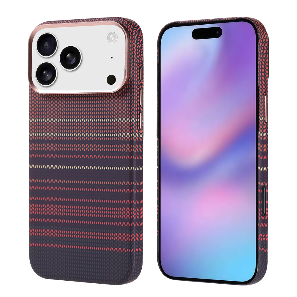 Apple iPhone 17 Pro Max Uyumlu Kılıf M-safe Şarj Özellikli Karbon Fiber Görünümlü Zore Nekst Kapak