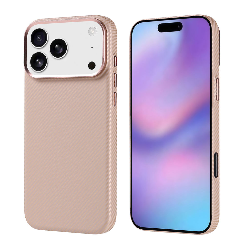 Apple iPhone 17 Pro Max Uyumlu Kılıf M-safe Şarj Özellikli Karbon Fiber Görünümlü Zore Nekst Kapak